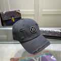 Hermes Davis H Primavera Cap Dark Grey