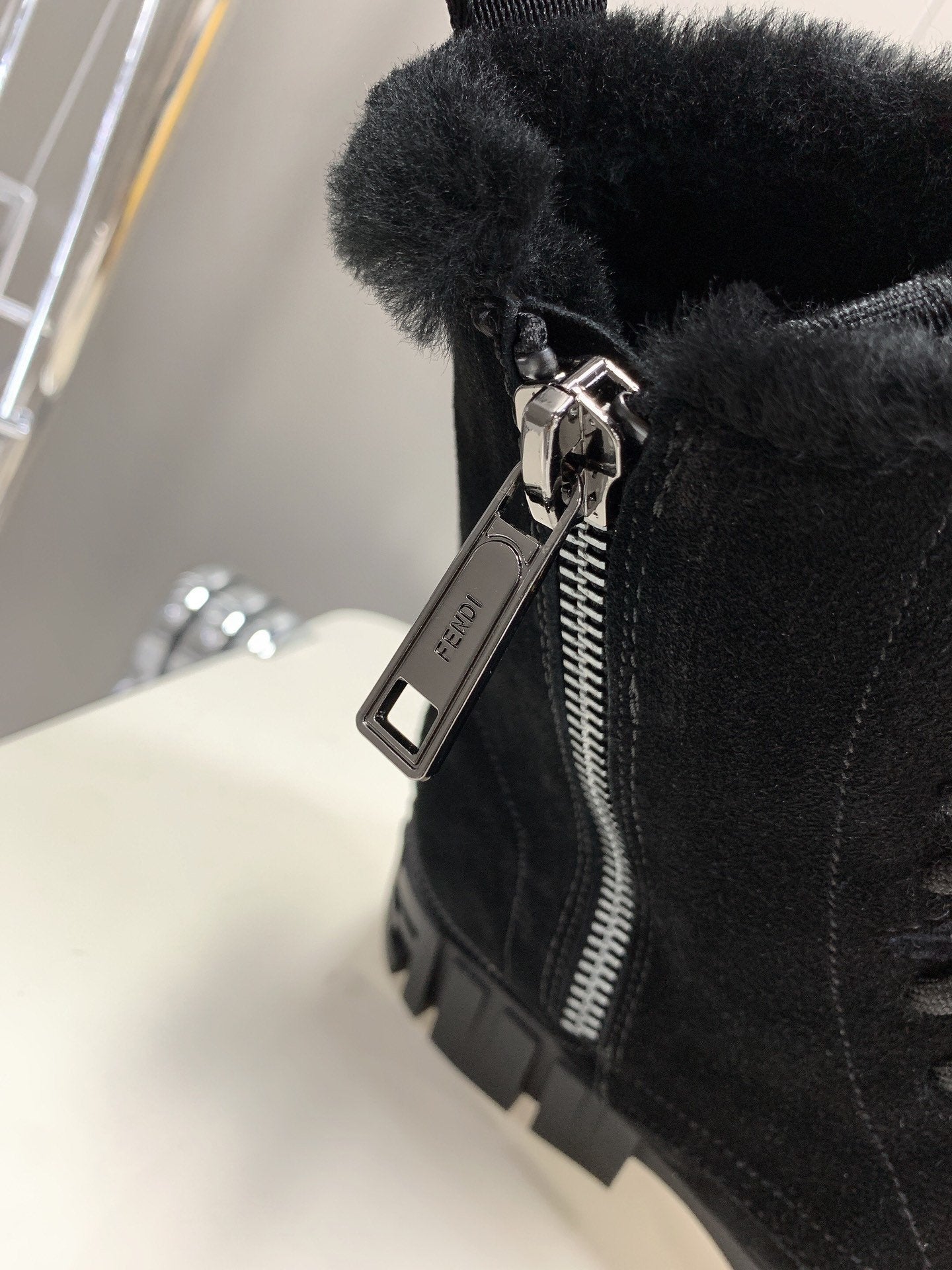 Fendi Signature Boots Black