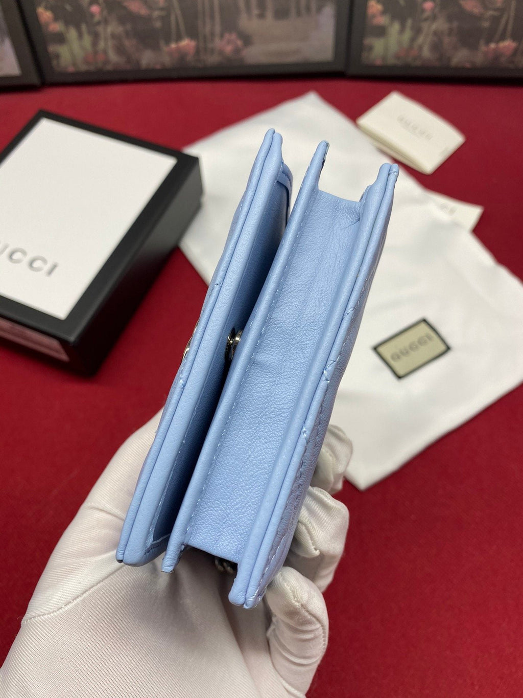 Gucci Blue Crossbody Bag 11cm