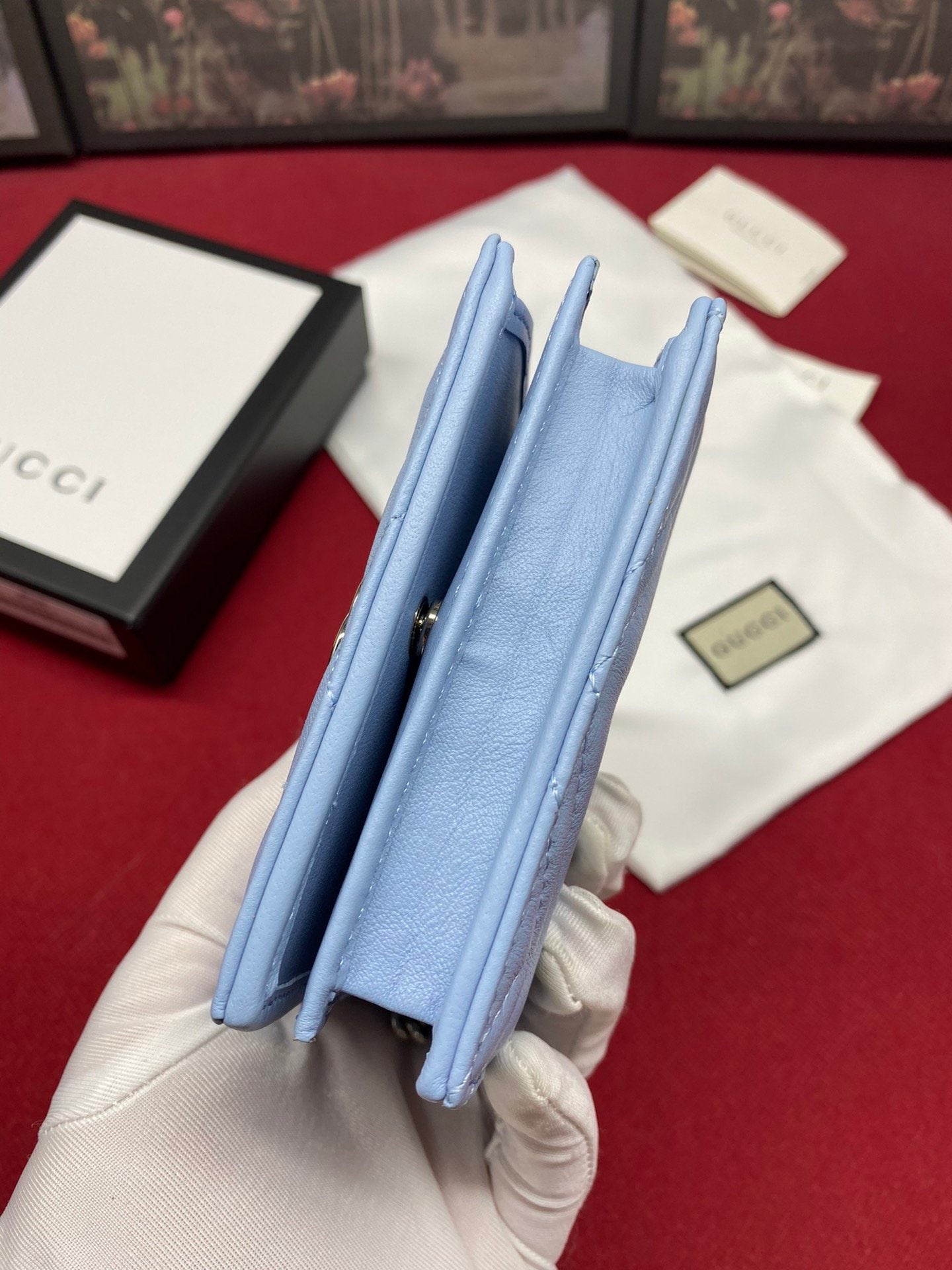 Gucci Blue Crossbody Bag 11cm