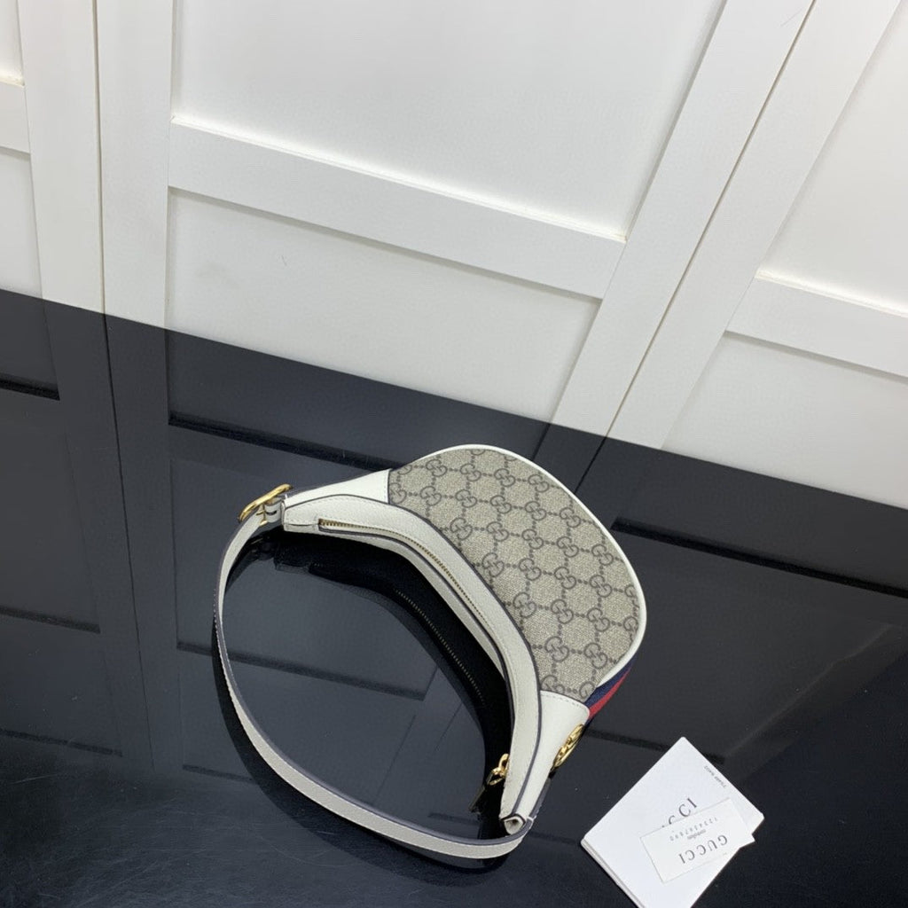 Gucci Ophidia GG Mini Bag 20cm Beige