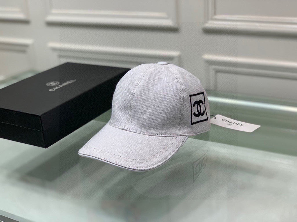 Chanel White Cap