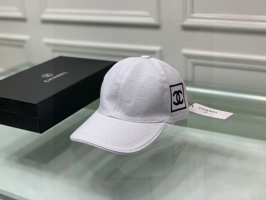 Chanel White Cap