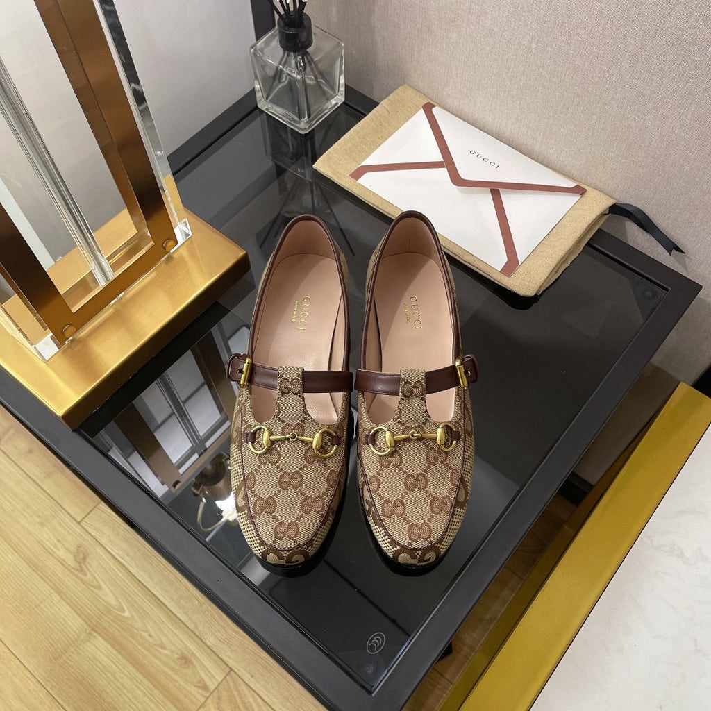 Gucci Jordaan Loafer Brown
