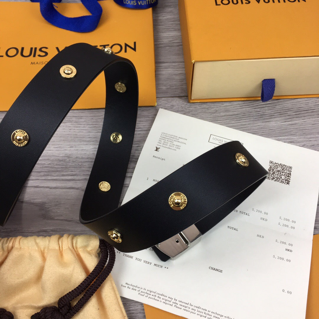 Louis Vuitton Iconic Belt Black
