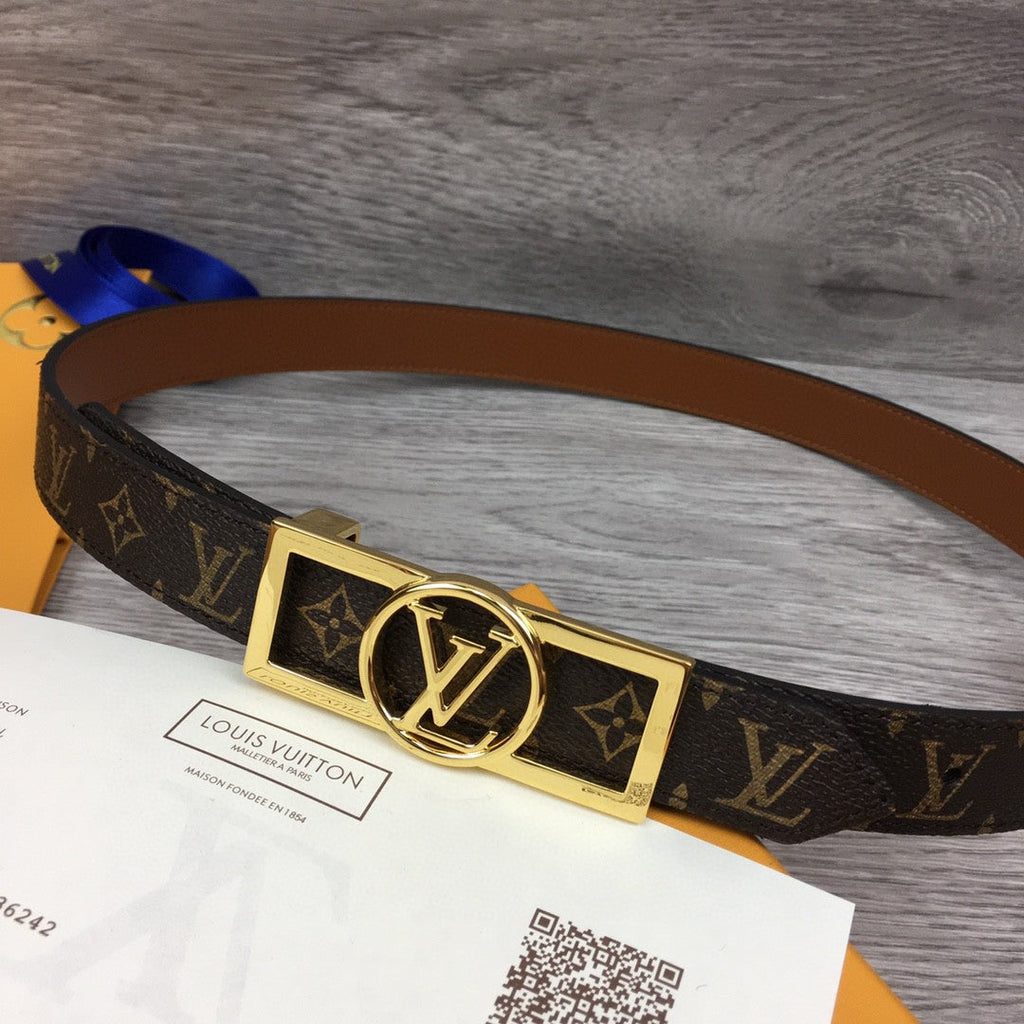 Louis Vuitton Reversiable Belt Brown