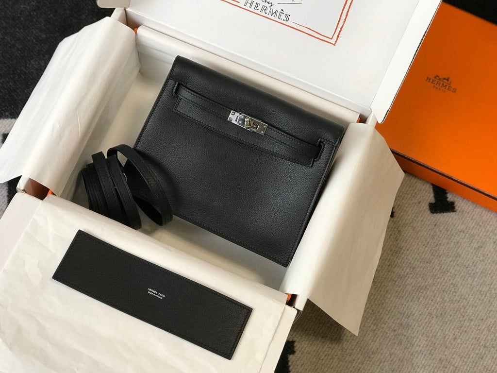 Hermes Handle Bag 22cm Black