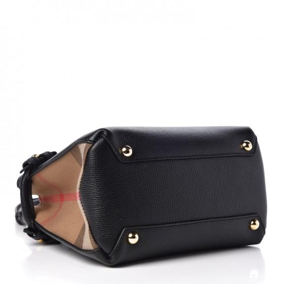 House Check Baby Banner Tote Black