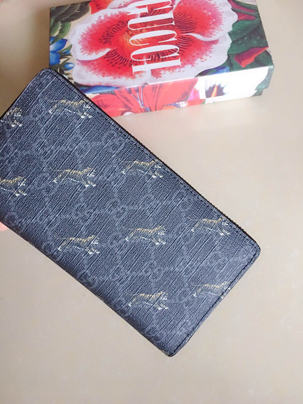 Gucci Ophidia GG Zip Around Wallet 19cm