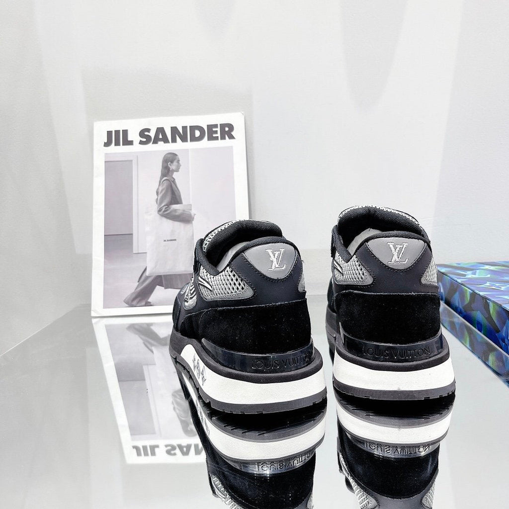 Louis Vuitton Run Sneaker Black