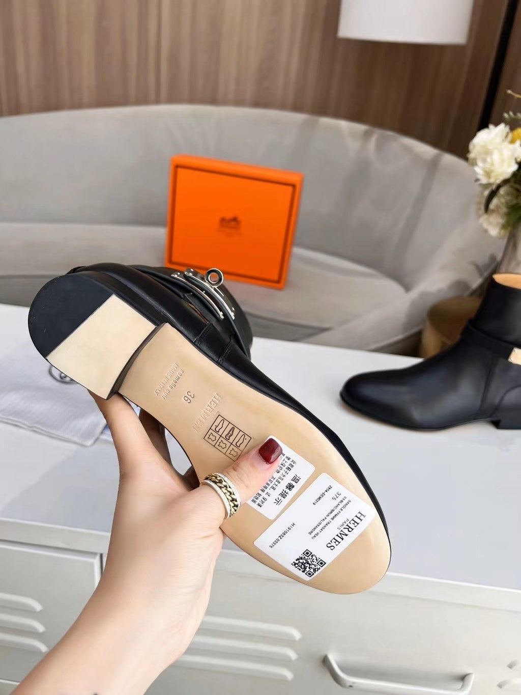 Hermes Neo Ankle Boot Black