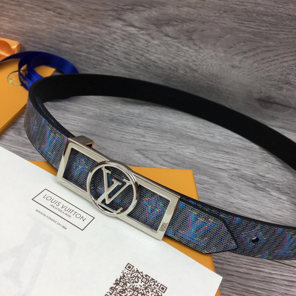 Louis Vuitton Dauphine Belt Blue