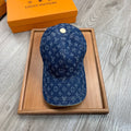 Louis Vuitton Blue Monogram Baseball Cap