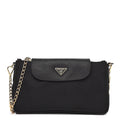 Black Nylon Saffiano Crossbody