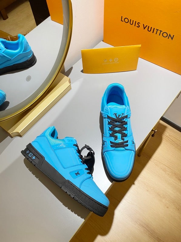 Louis Vuitton Trainer Sneaker Blue