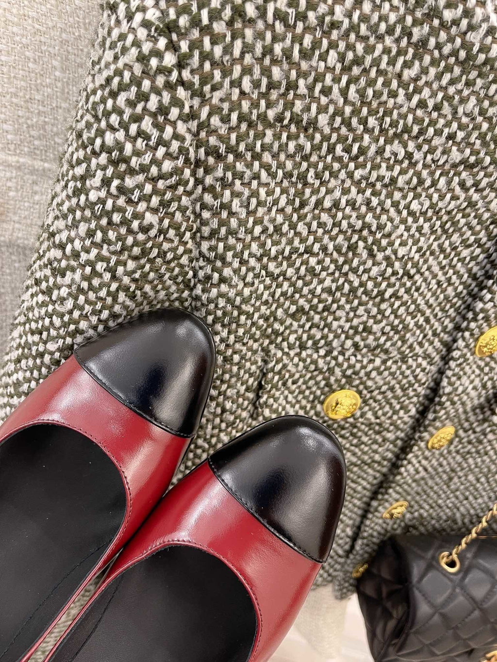 Chanel Open Shoes Red