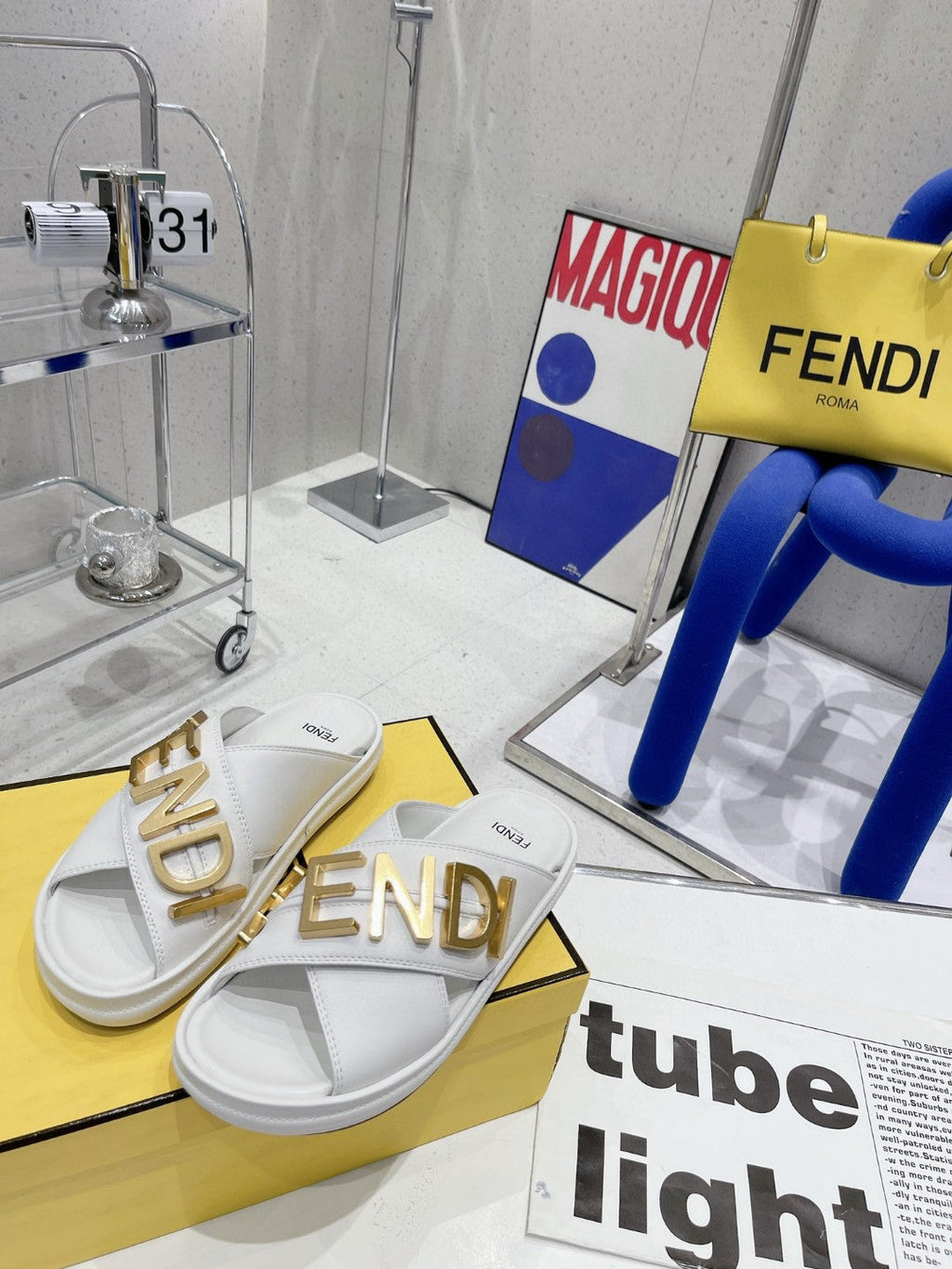 Fendi Graphy White