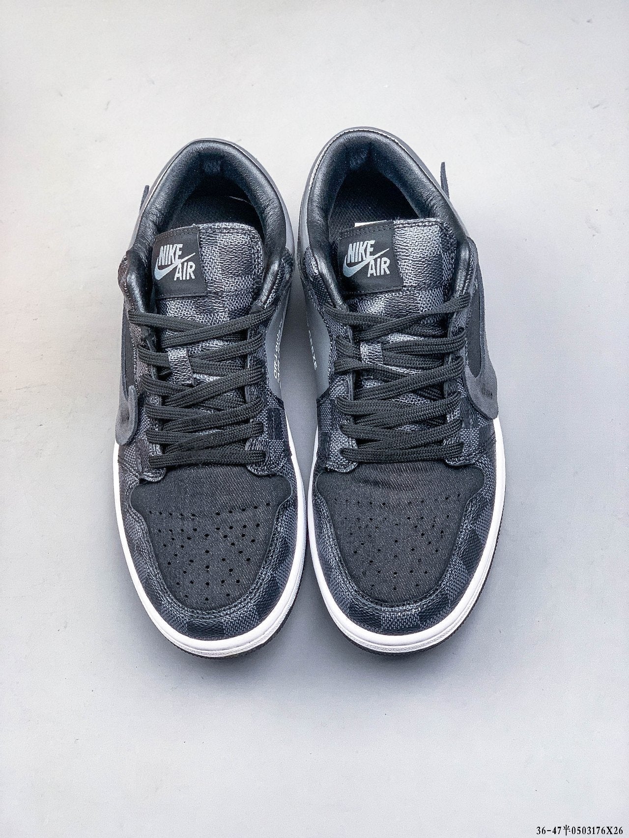 Louis Vuitton and Nike Air Force 1