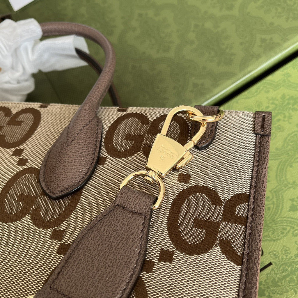 Gucci Tote Bag With Jumbo GG 37cm Brown