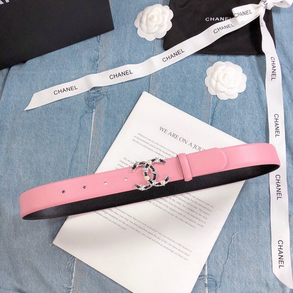 Chanel Belt With Double C Buckle