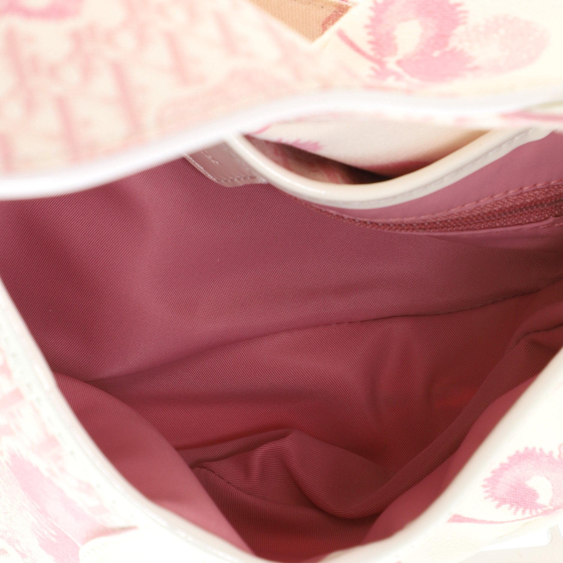 Vintage Saddle Bag Printed Canvas Medium