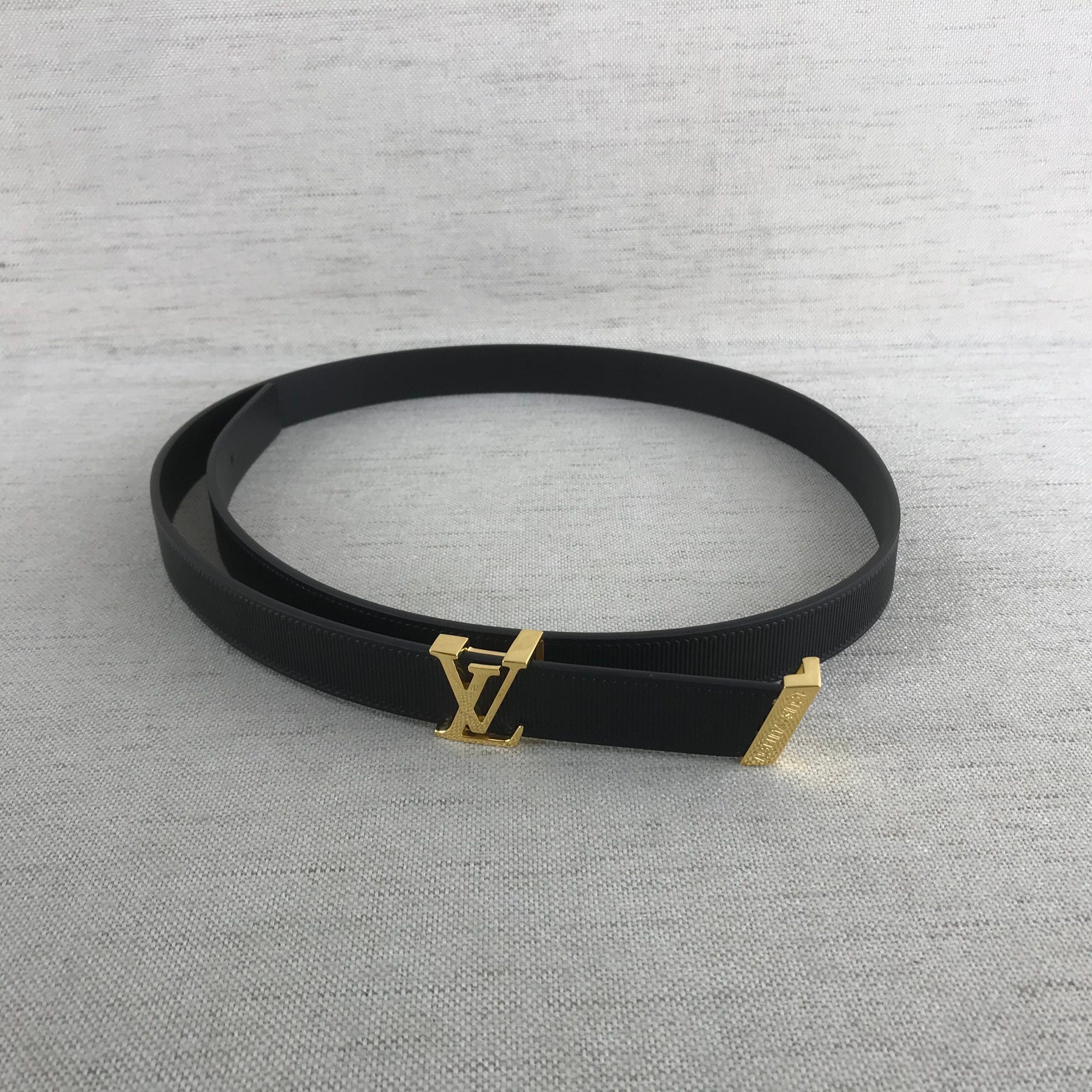Louis Vuitton Initiales Belt Black