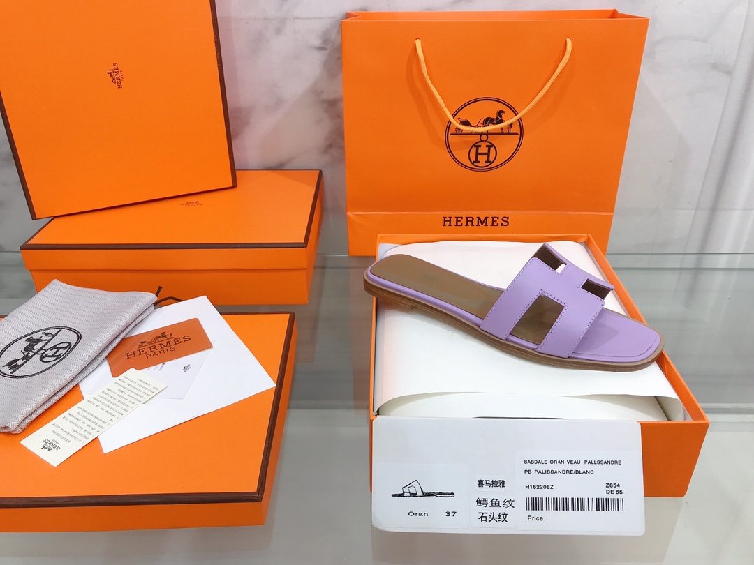 Hermes Oran Sandal Jade
