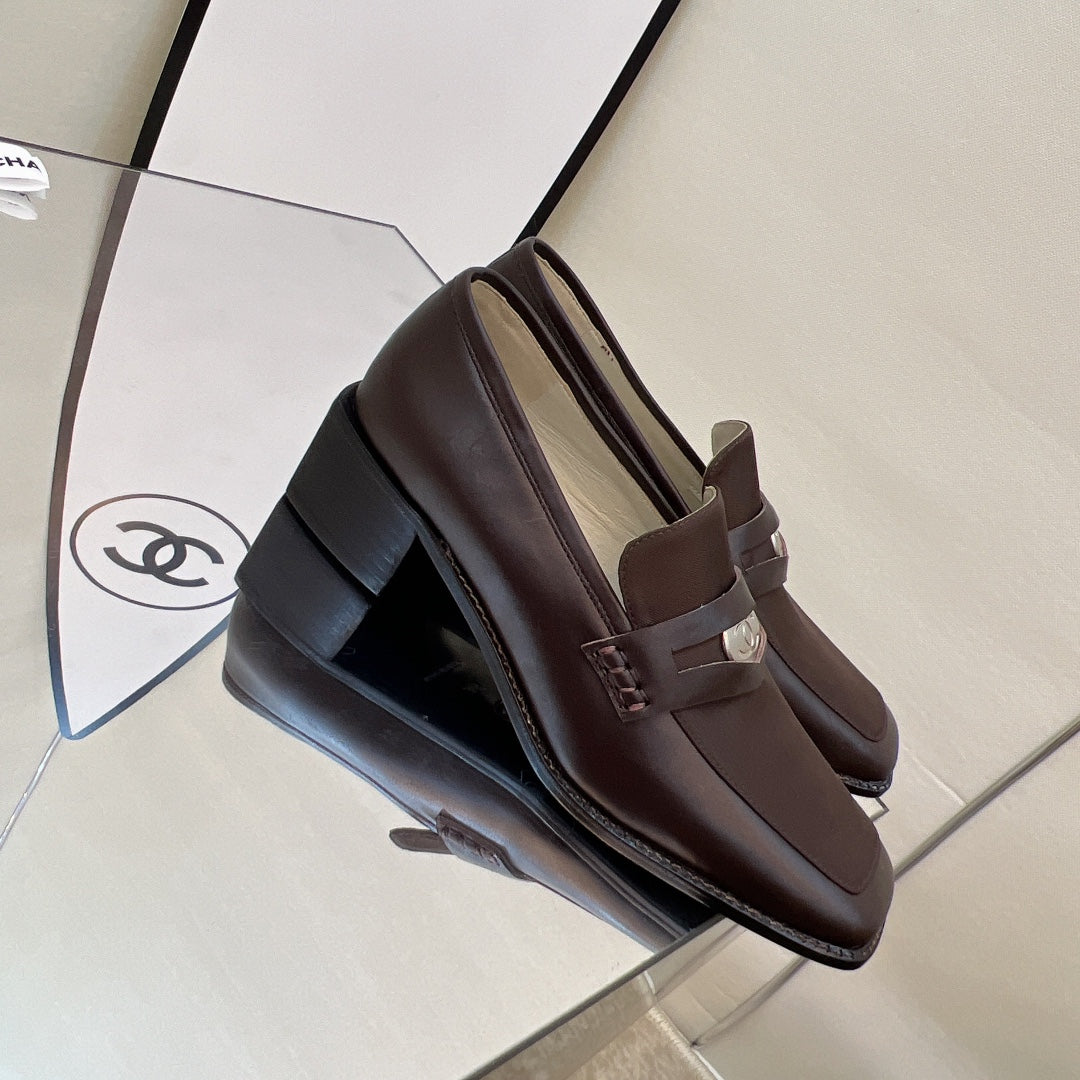 Chanel Loafers Brown
