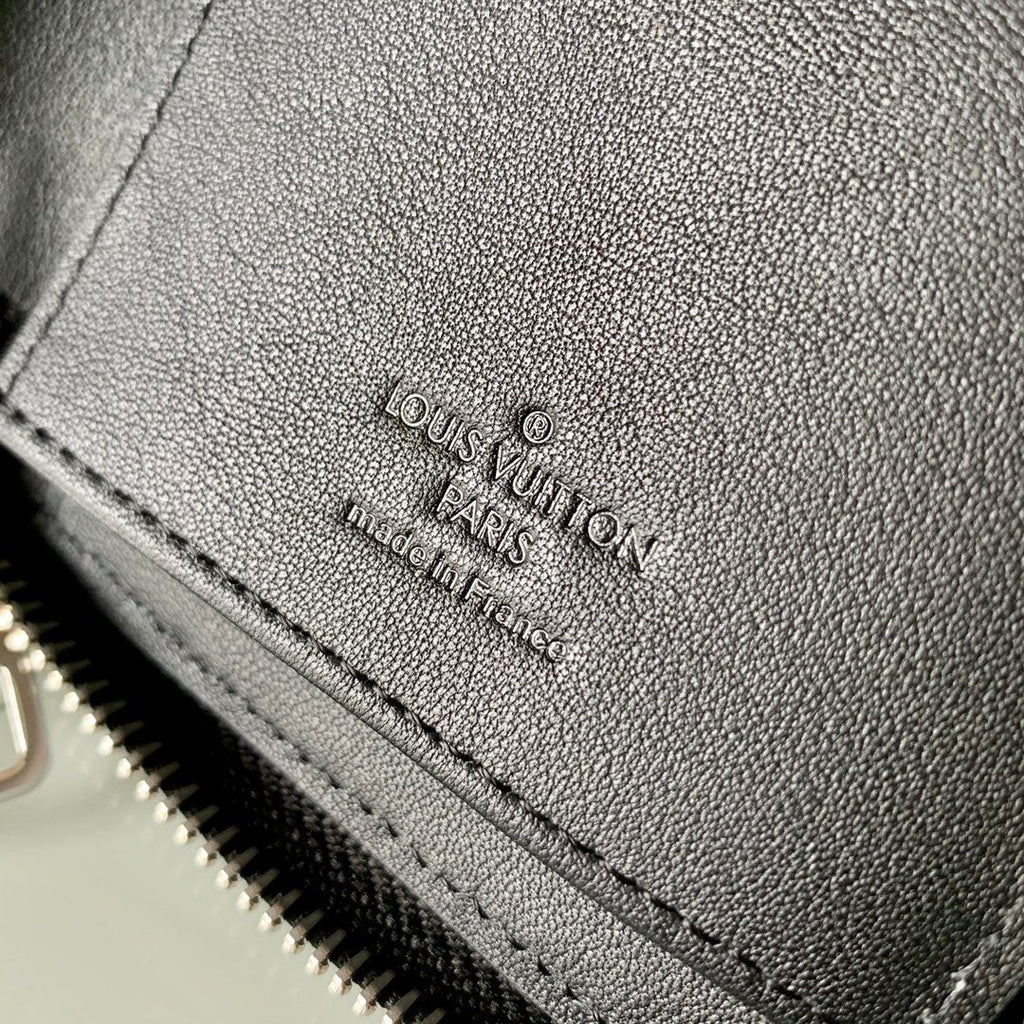Louis Vuitton Taurillon Clutch Wallet 20cm Black