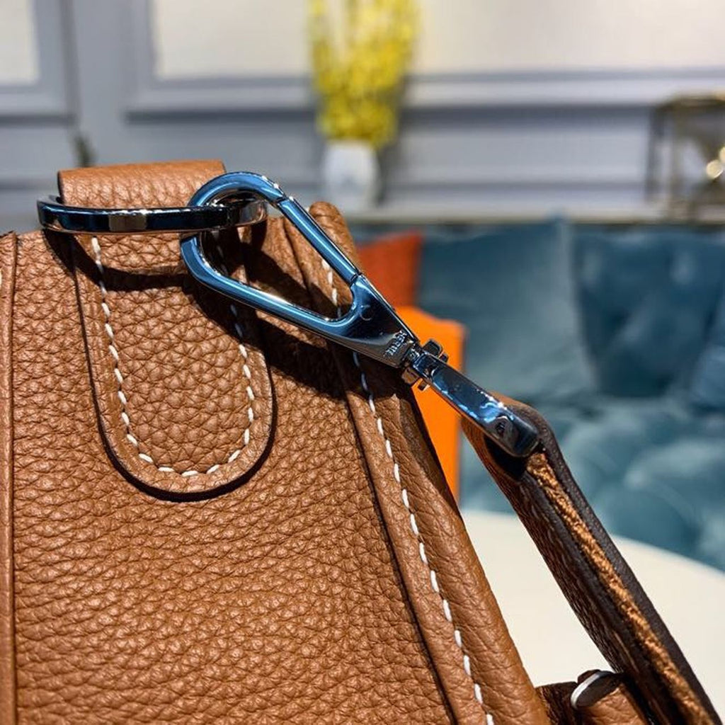 Hermes Evelyne III GM Bag 30cm Taurillon Brown