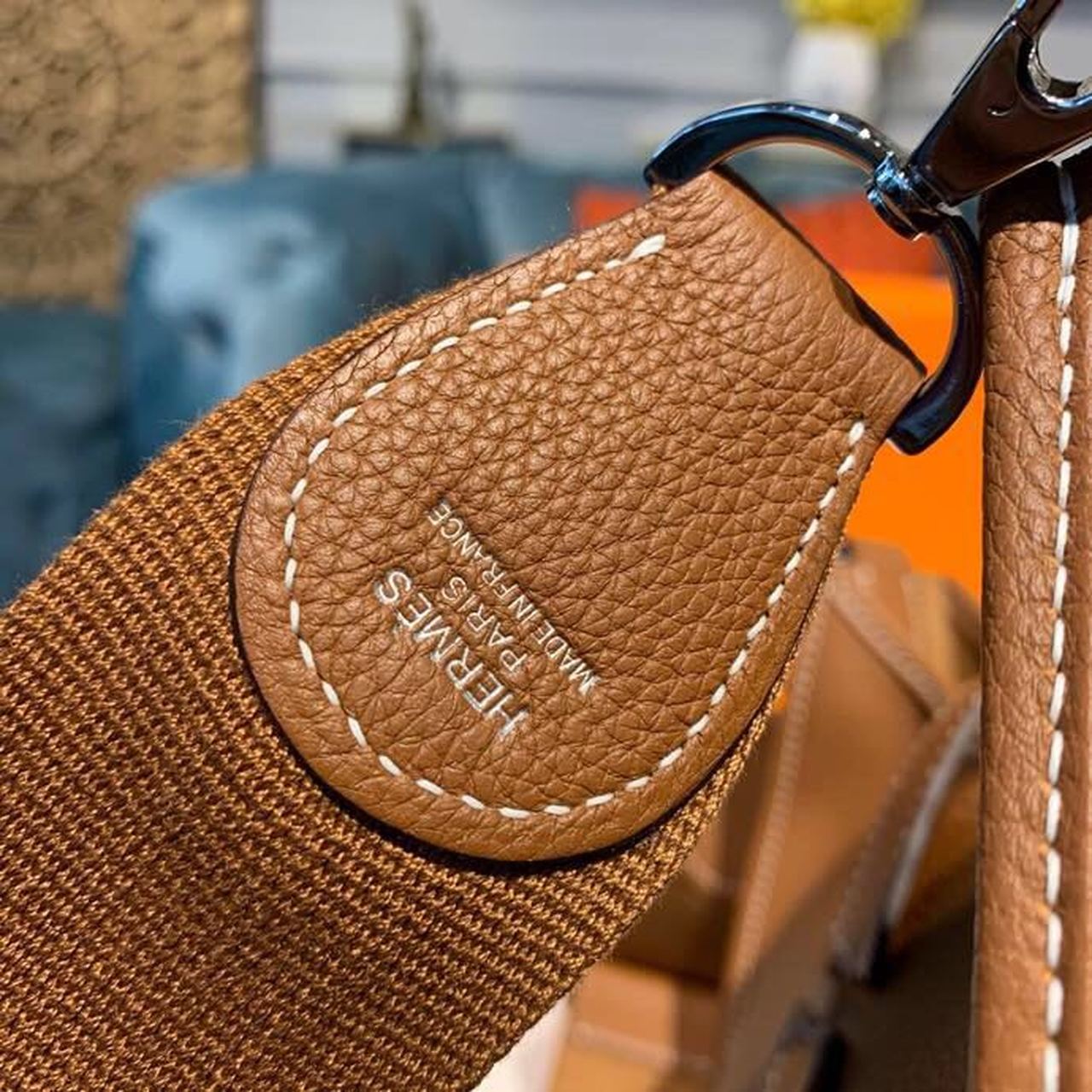 Hermes Evelyne III GM Bag 30cm Taurillon Brown