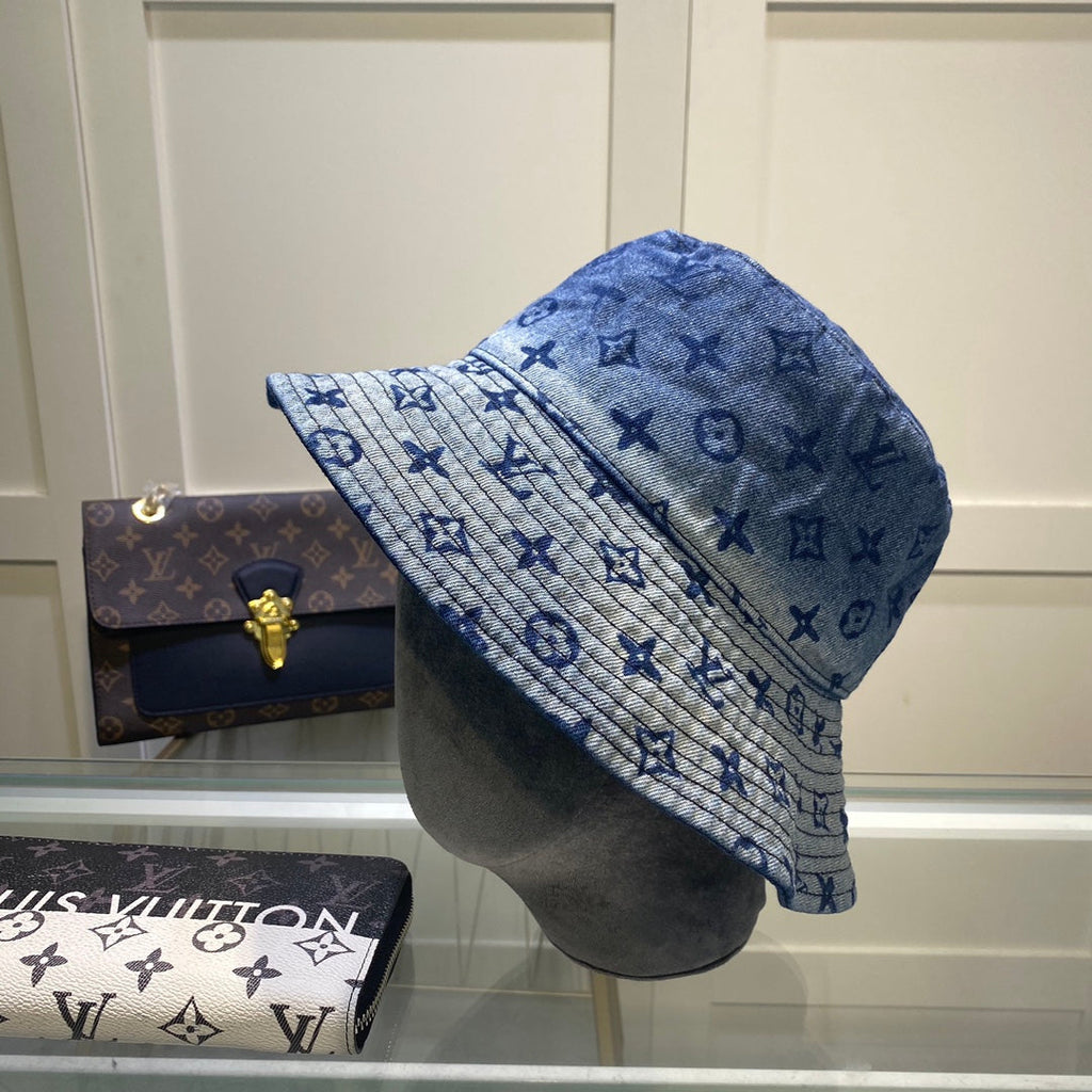 Louis Vuitton Illusion Denim Monogram Bucket Hat
