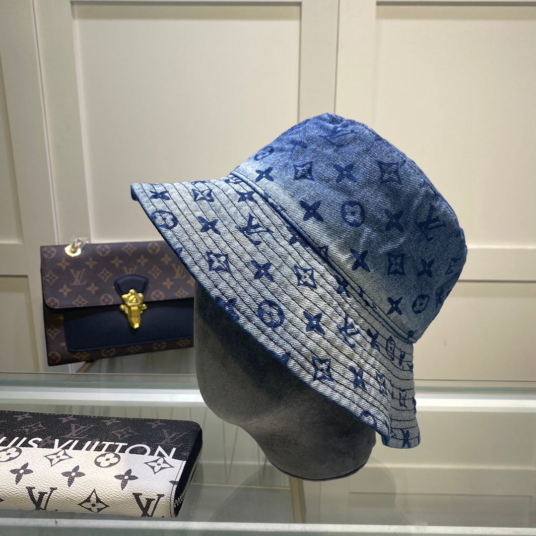 Louis Vuitton Illusion Denim Monogram Bucket Hat