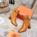 Hermes Saint Germain Ankle Boot Brown