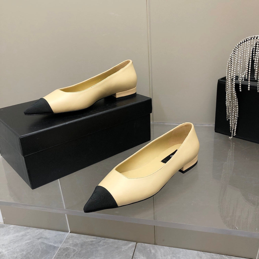 Chanel Flats Beige