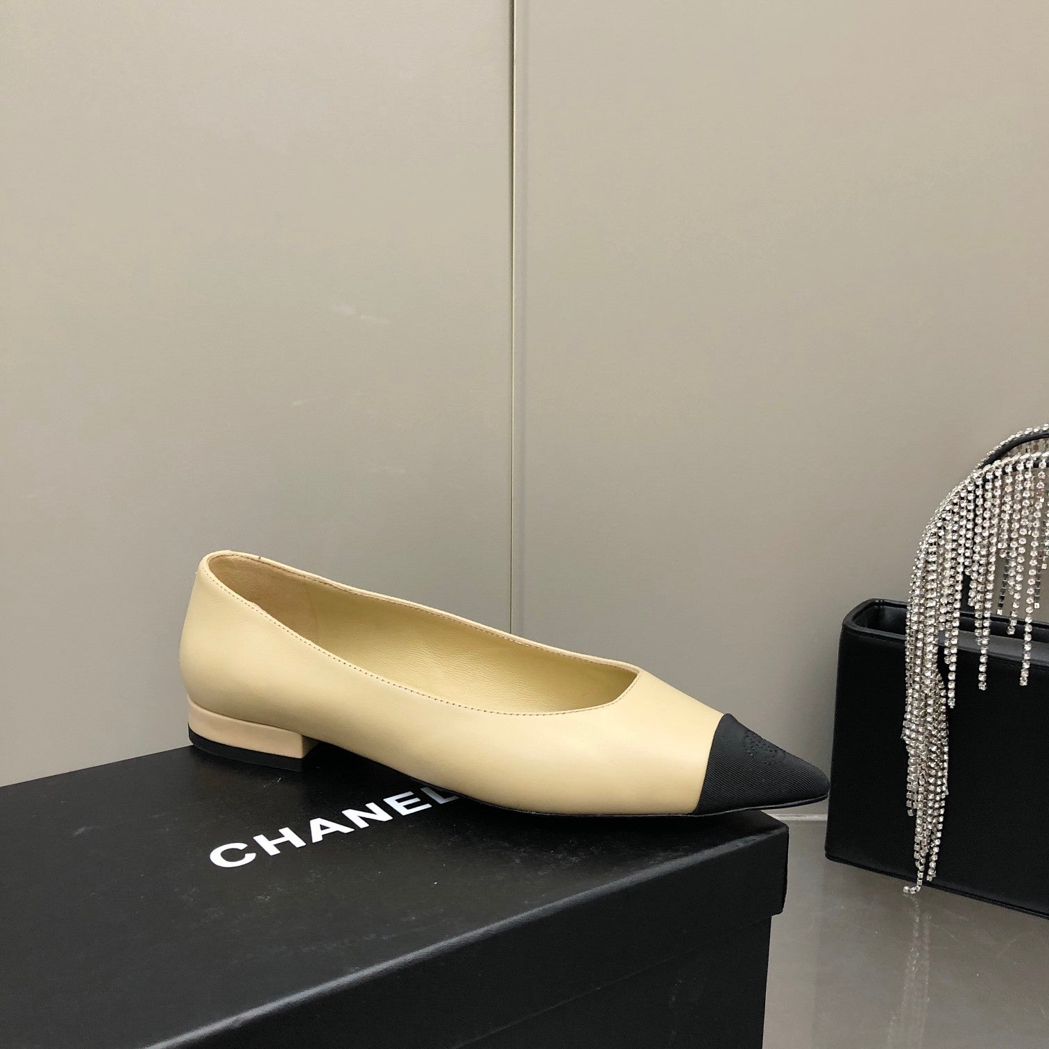 Chanel Flats Beige