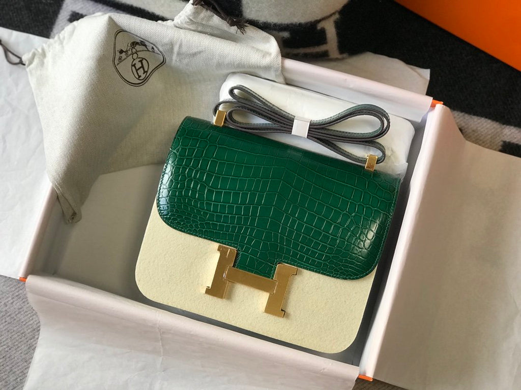 Hermes Crossbody Bag 23cm Green