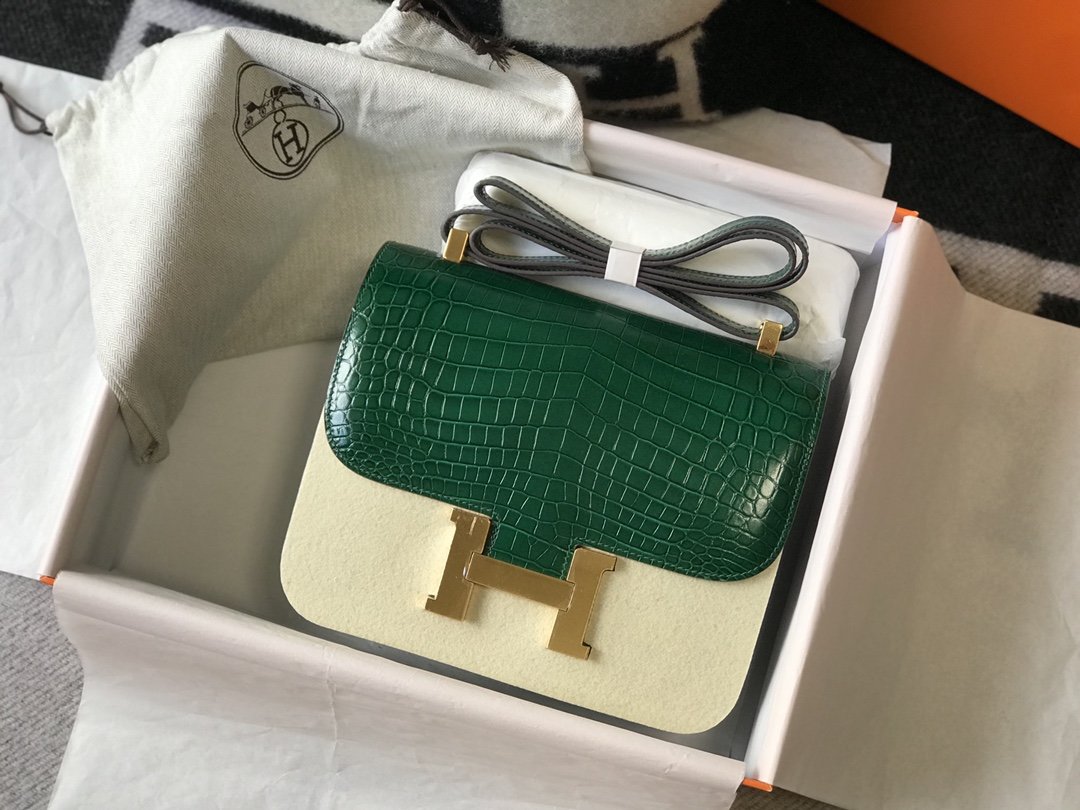 Hermes Crossbody Bag 23cm Green