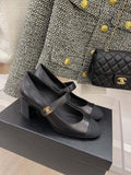 Chanel Sling Back 2.5 Inches Black