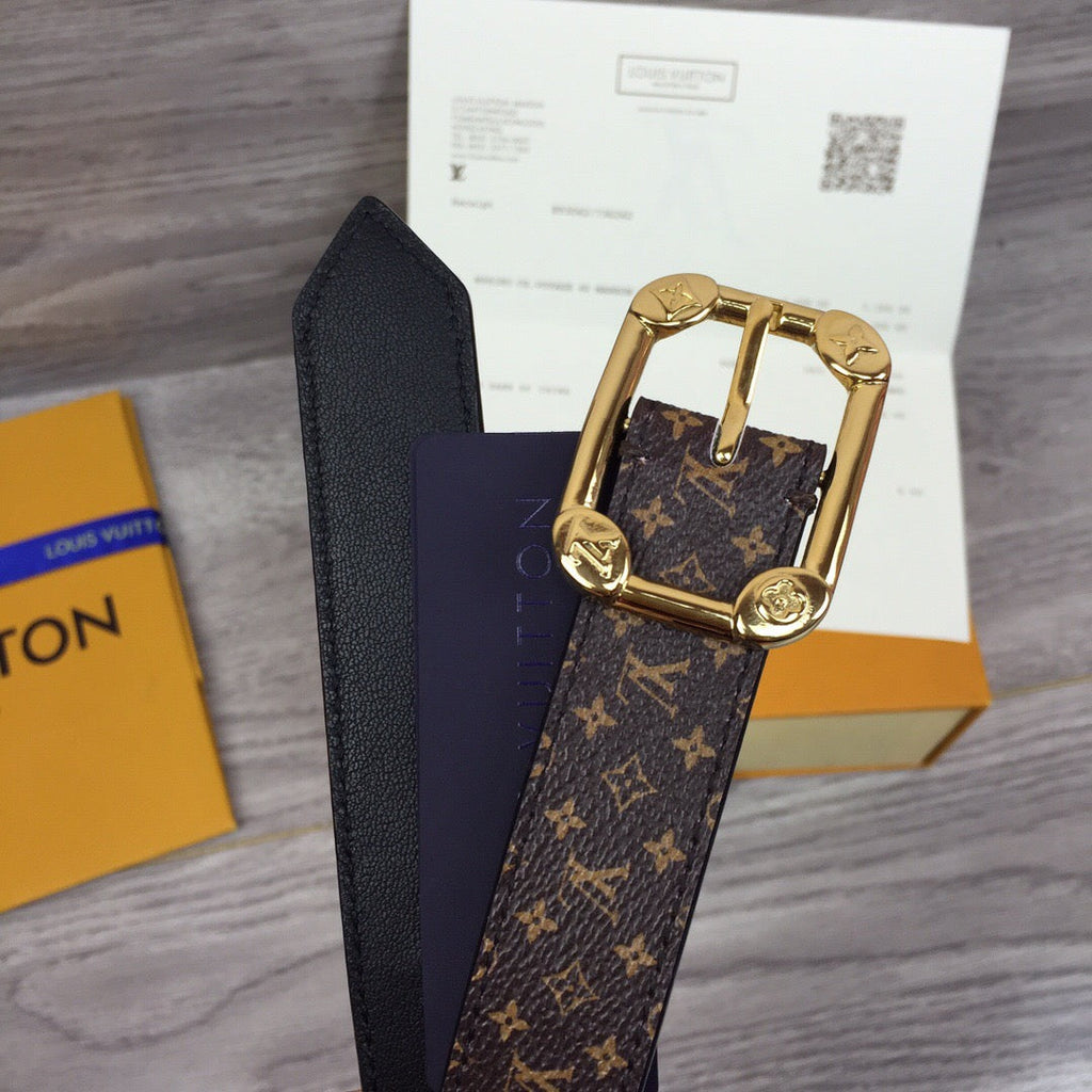 Louis Vuitton LV Malletier Belt Black