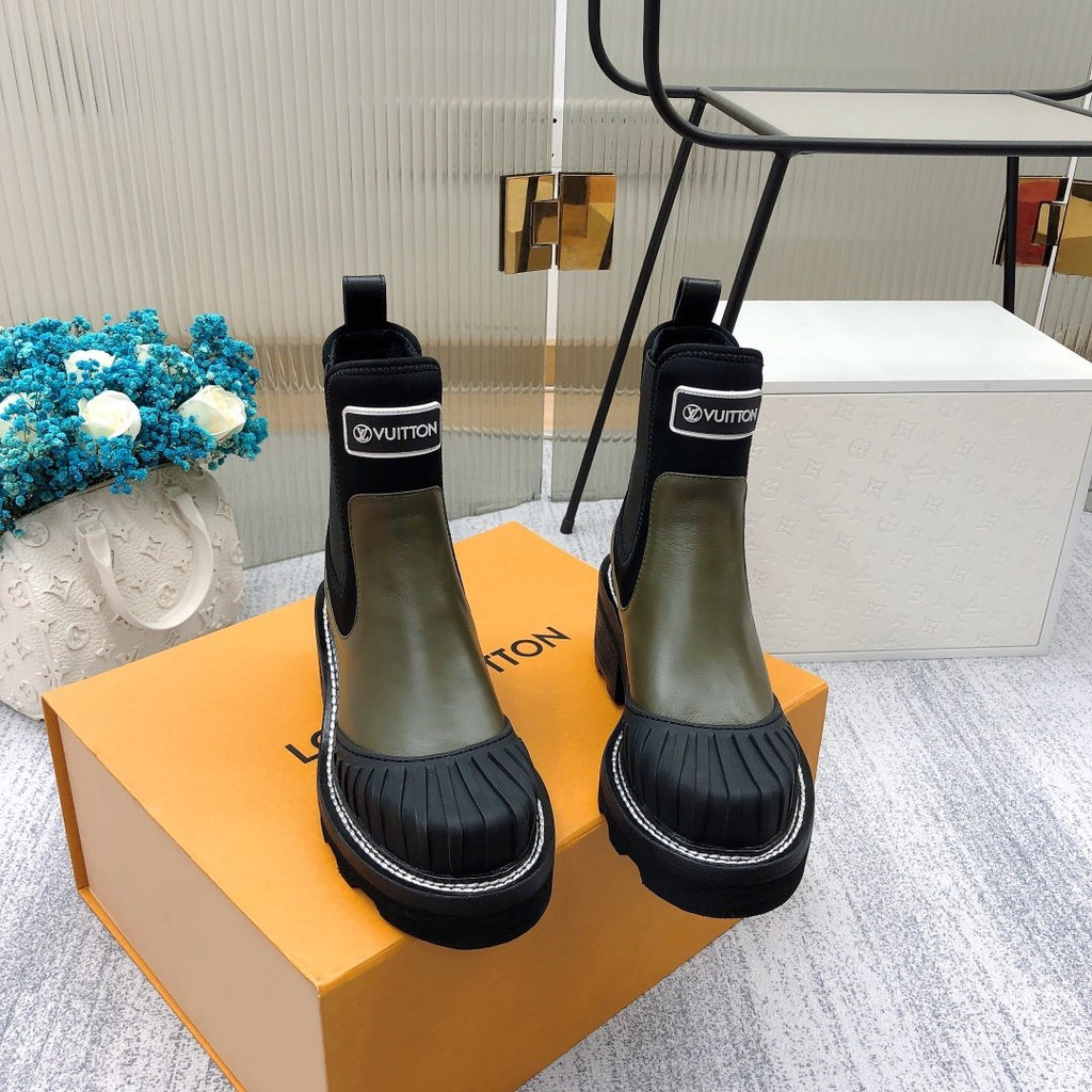 Louis Vuitton Beaubourg Ankle Boot Black