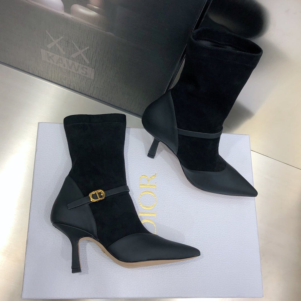Dior Attract Heeled Ankle Boot Black