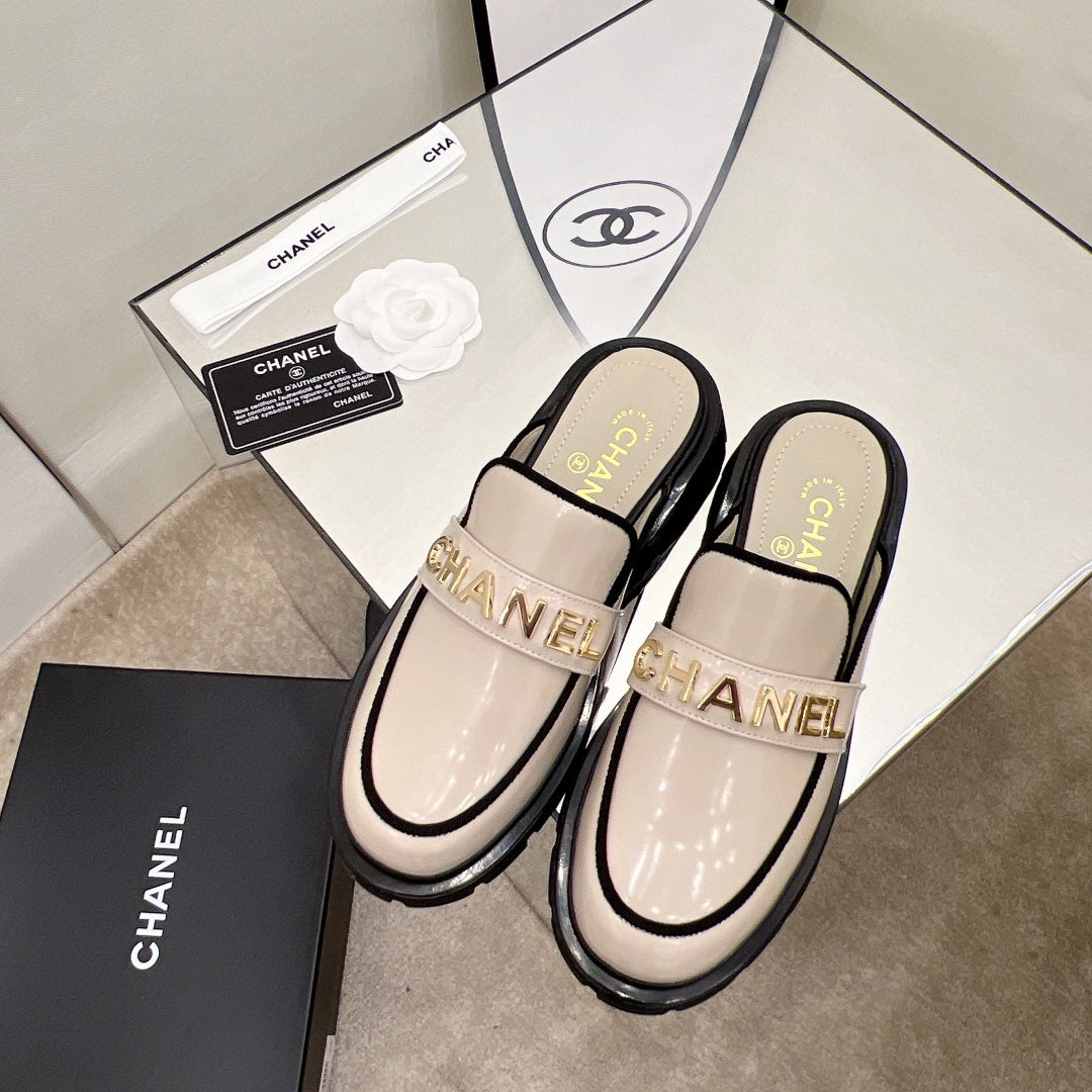 Chanel Mule Beige