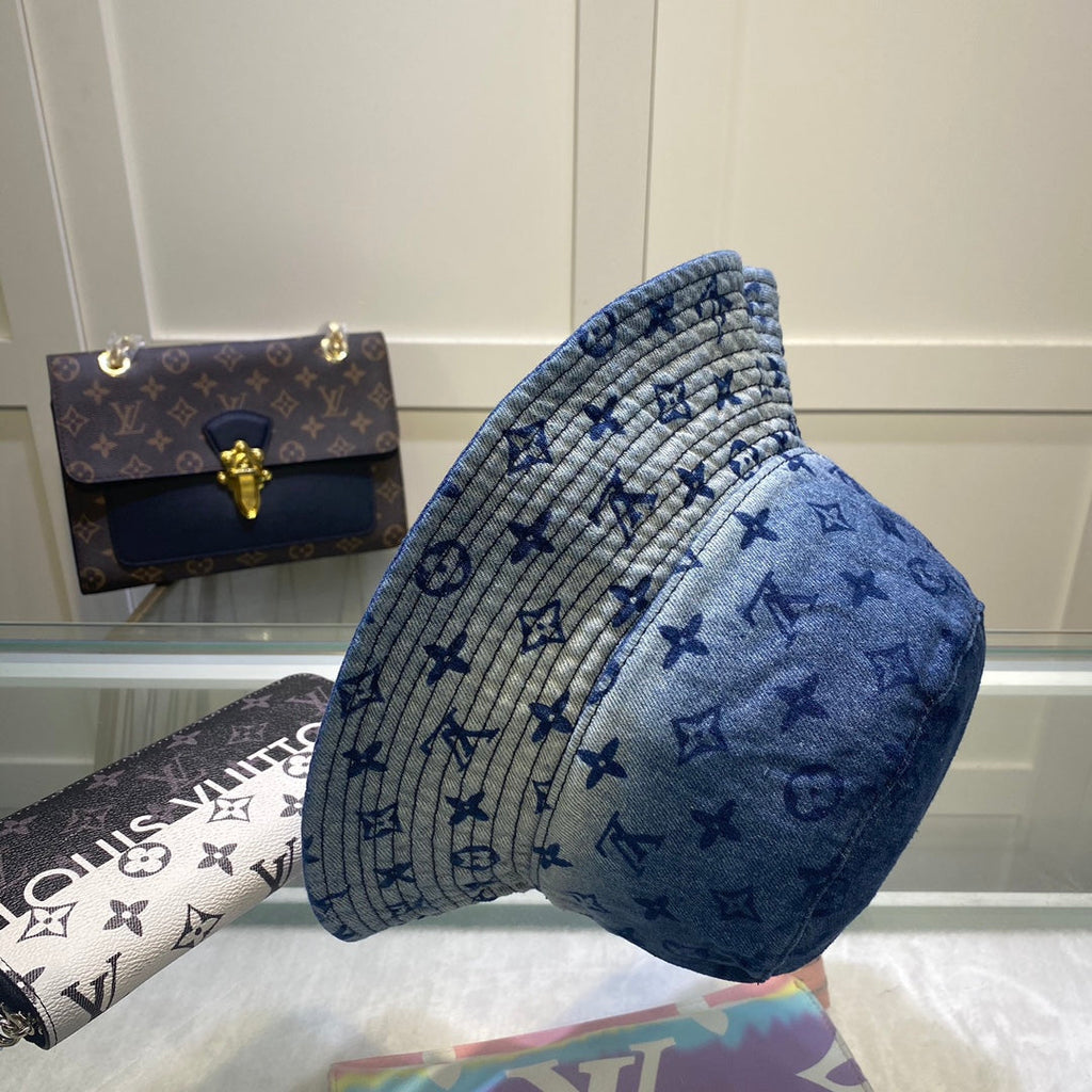 Louis Vuitton Illusion Denim Monogram Bucket Hat