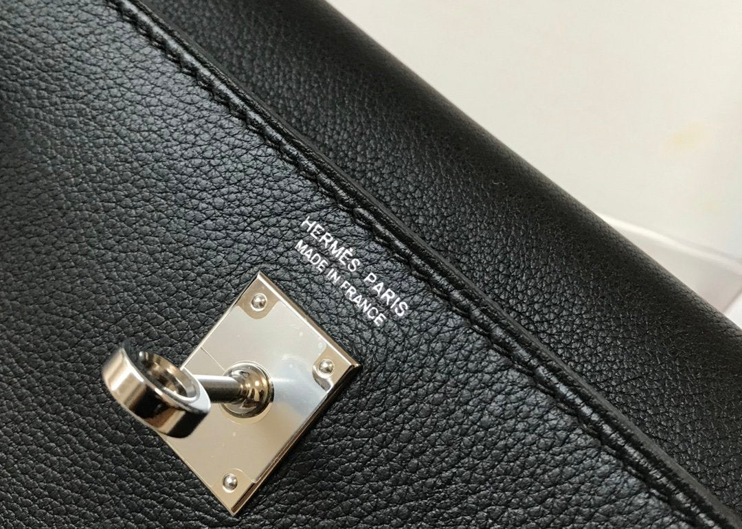 Hermes Handle Bag 22cm Black