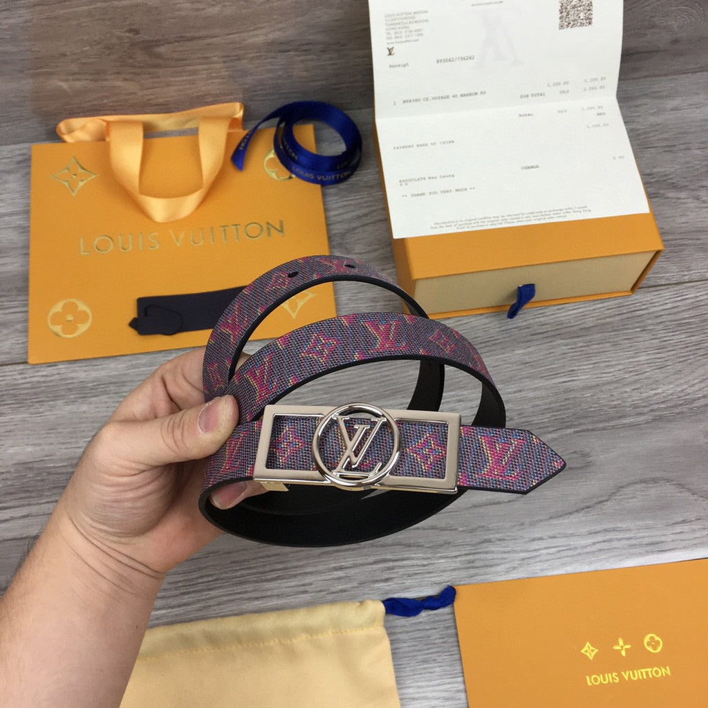 Louis Vuitton Initiales Belt Black