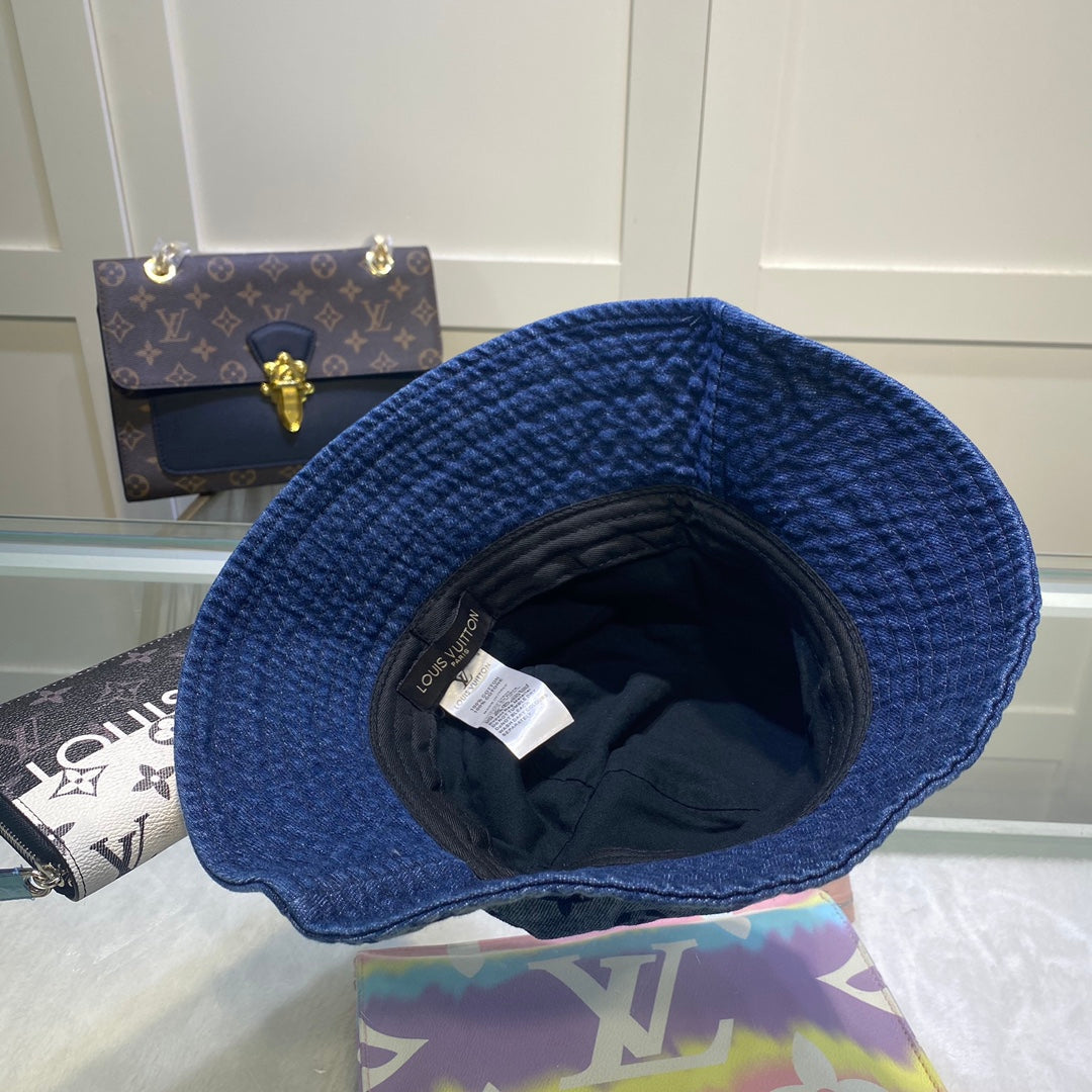 Louis Vuitton Illusion Denim Monogram Bucket Hat