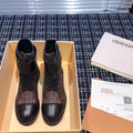 Louis Vuitton Wonderland Flat Ranger Monogram Canvas/Calfskin Leather Fall/Winter Collection Black/Brown