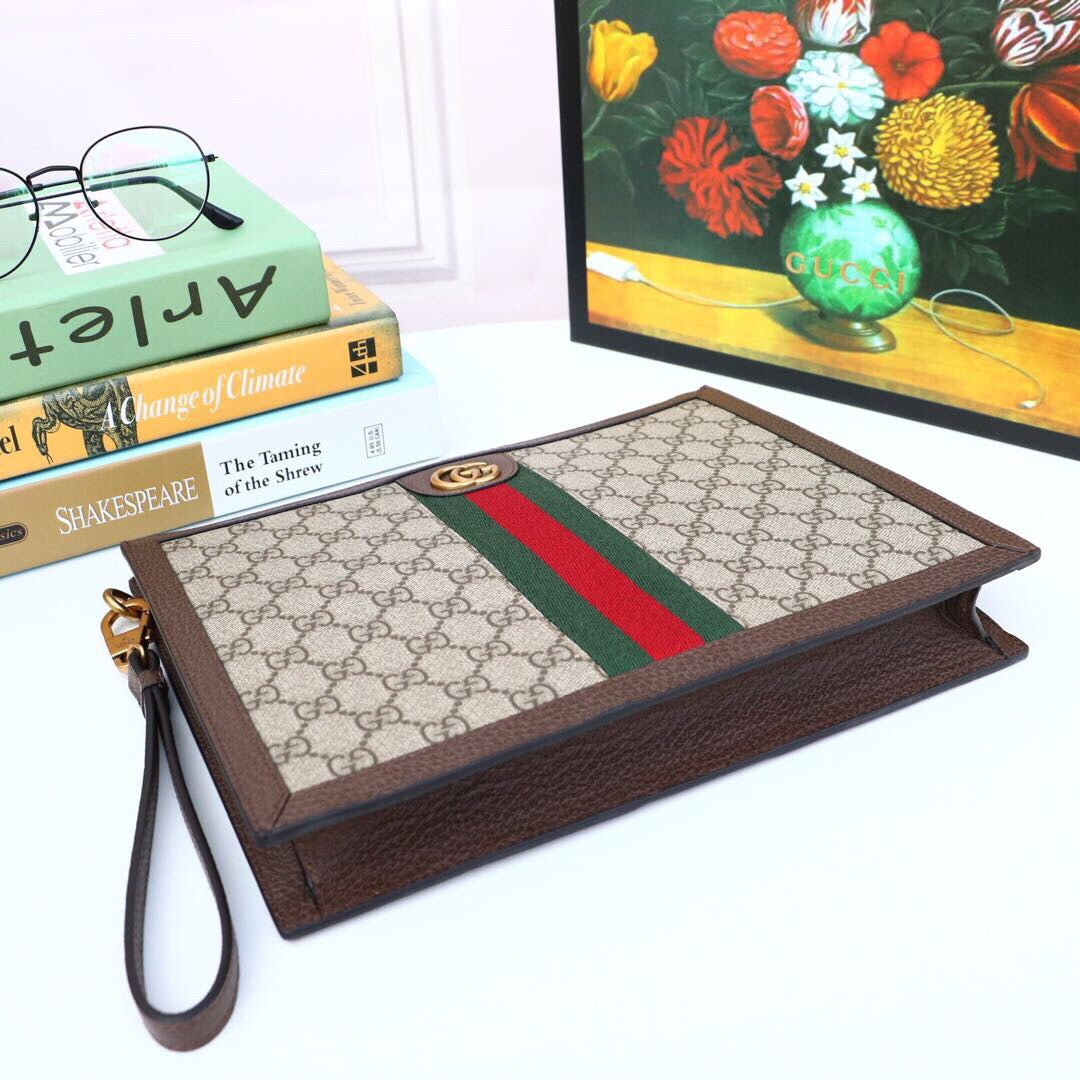 Gucci Ophidia Pouch With Web