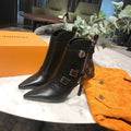 Louis Vuitton Janet Ankle Boots Calfskin Leather Fall/Winter Collection 1A586V Black